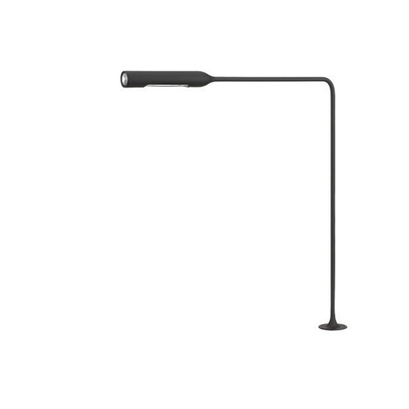 Lumina Flo Grommet F20 tafellamp met draaibare kop, 2‑staps dimschakelaar en Grommet‑bevestiging.