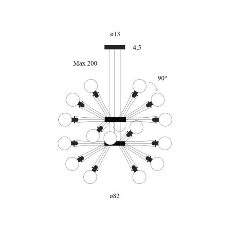 Lumina Matrix Doppia Suspension lamp