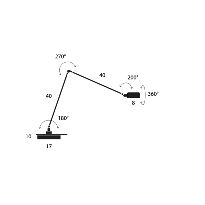 Lumina Daphine Cloe LED Table lamp