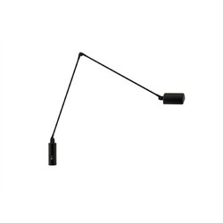 Lampe de table Lumina Daphine Cilindro LED avec tête orientable et bras réglable.