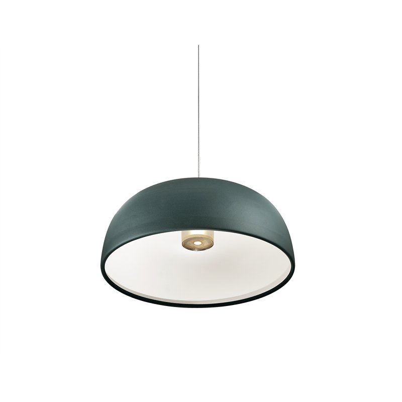 Lumina Tia 400 suspension lamp with elegant design, 40 cm diameter and suspension length up to 300 cm.