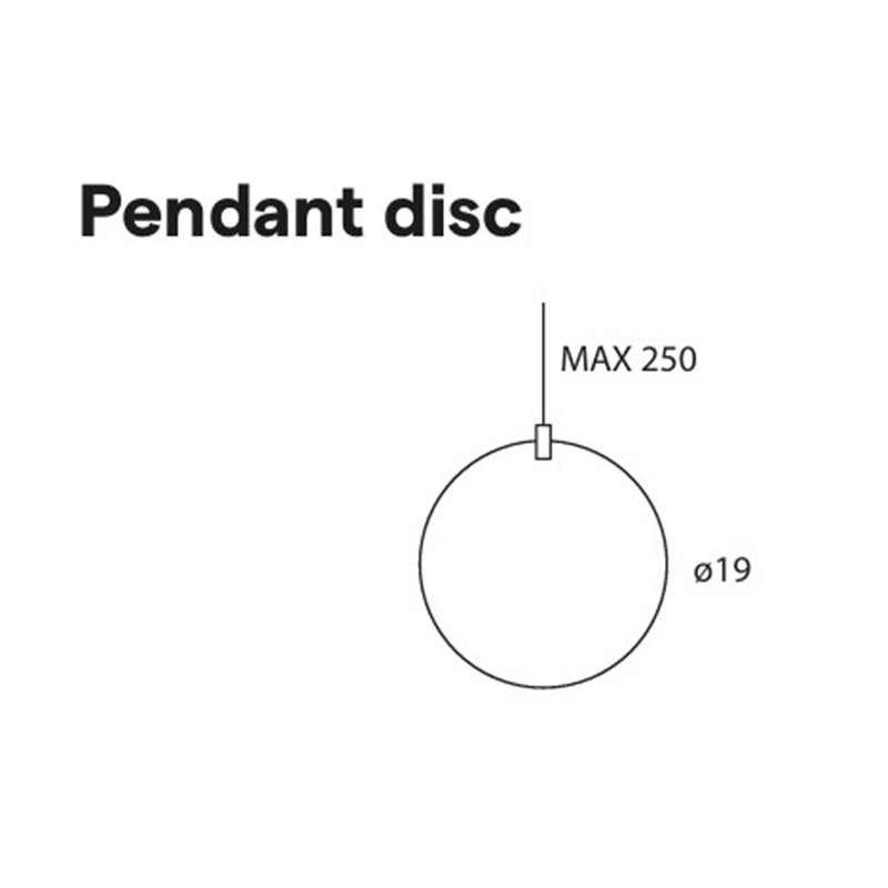 Lumina Perdue Pendant Disc 19 