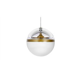 Lampe à suspension Lumina Limbus avec diffuseur en verre transparent ou mat
