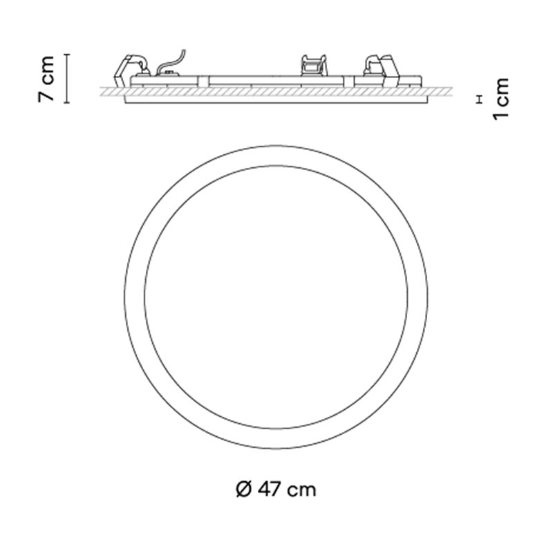 Vibia Circle Ø 47 cm - 3363 Deckenlampe