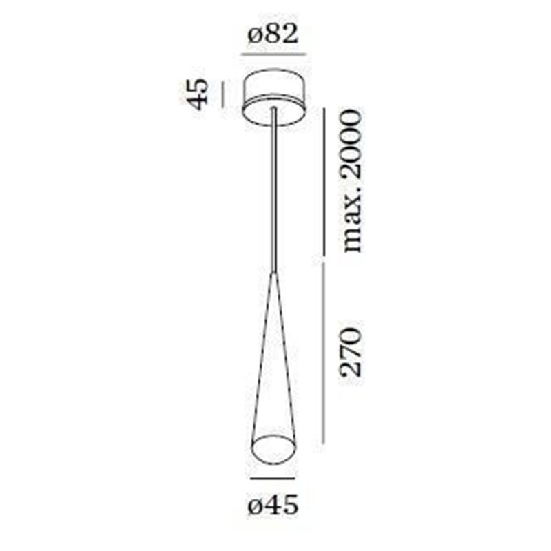 Wever & Ducré Cone 1.0 Lampe à suspension