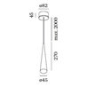 Wever & Ducré Cone 1.0 Lampe à suspension