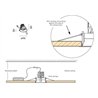 Wever & Ducré Deep Adjust 1.0 LED ressorts métalliques Spot encastré