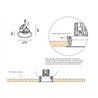 Wever & Ducré Deep Adjust Petit 1.0 LED ressorts à lames Spot encastré