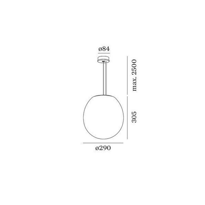 Wever & Ducré Dro Suspended 3.0 Hanglamp