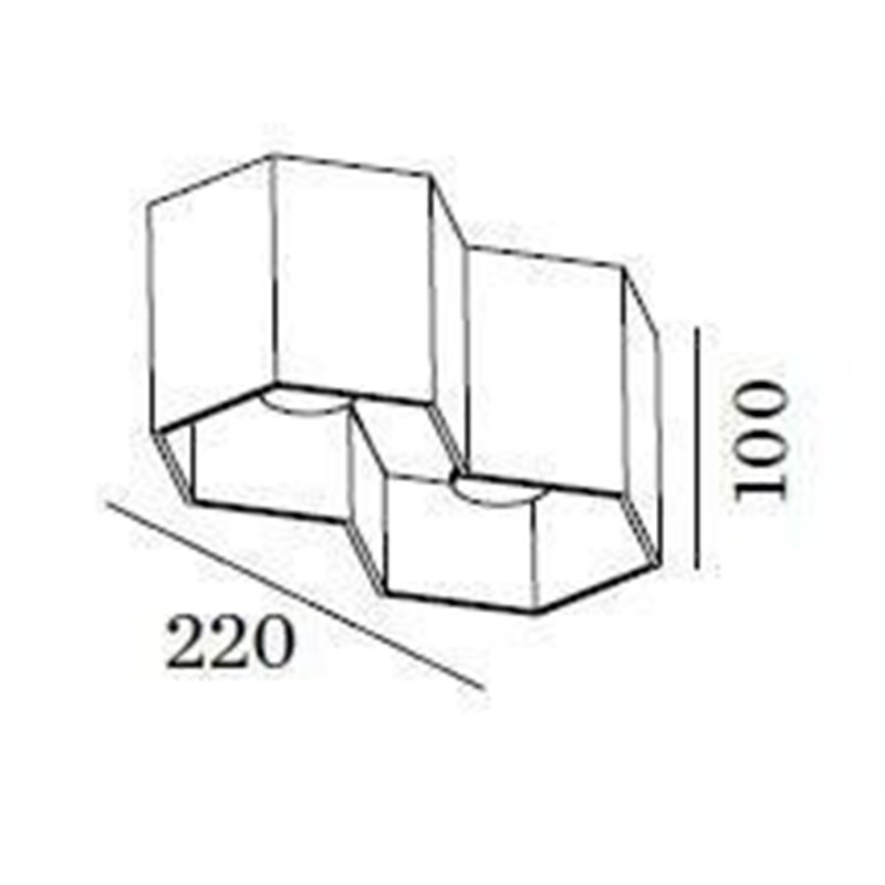 Wever & Ducré Hexo 2.0 PAR16 Deckenlampe