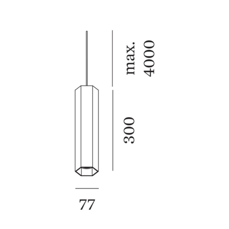 Wever & Ducré Hexo Suspended 3.0 LED Hängelampe