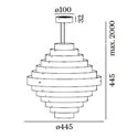 Wever & Ducré J.J.W. 05 Hanglamp
