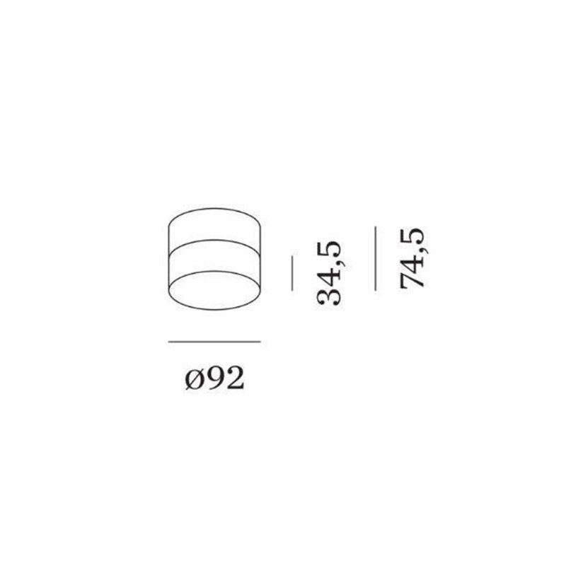 Wever & Ducré Mirbi IP44 Surface 1.0 Deckenlampe