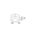 Wever & Ducré Mirbi IP44 Surface 2.0 Plafondlamp