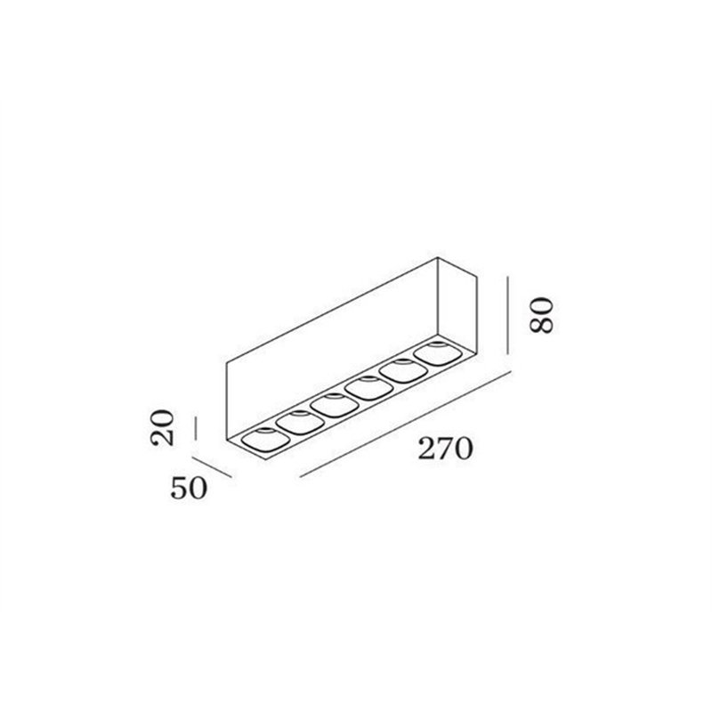 Wever & Ducré Pirro Spot Surface 6.0 Plafondlamp