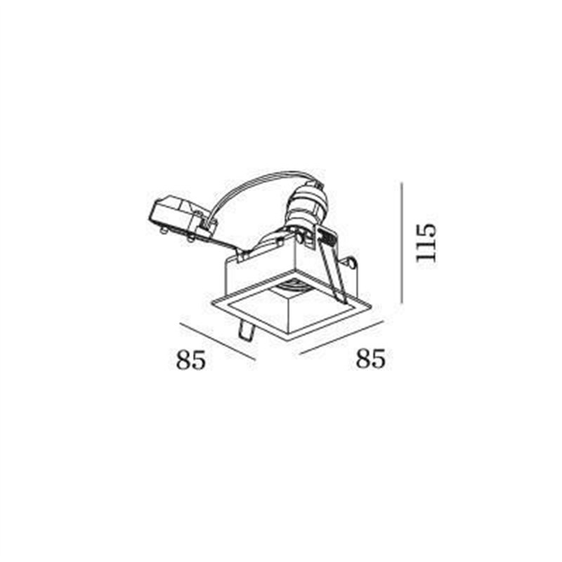 Wever & Ducré Plano 1.0 PAR16 Recessed spot