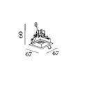 Wever & Ducré Plano Petit 1.0 LED Inbouwspot