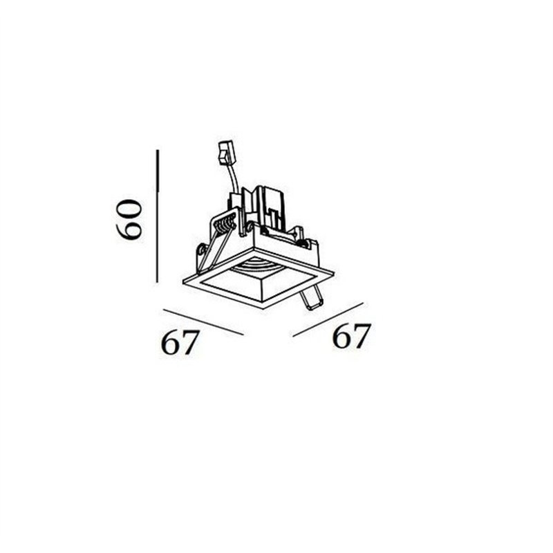 Wever & Ducré Plano Petit 1.0 LED Inbouwspot