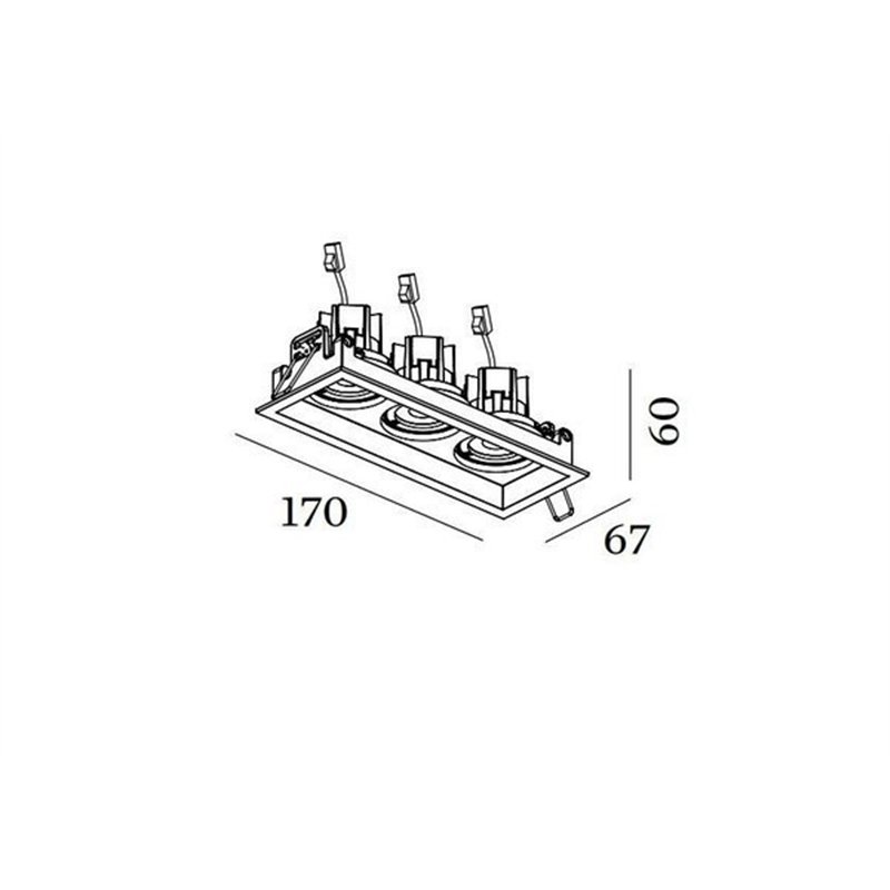 Wever & Ducré Plano Petit 3.0 LED Inbouwspot