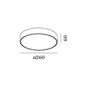 Wever & Ducré Roby IP44 2.6 Plafondlamp