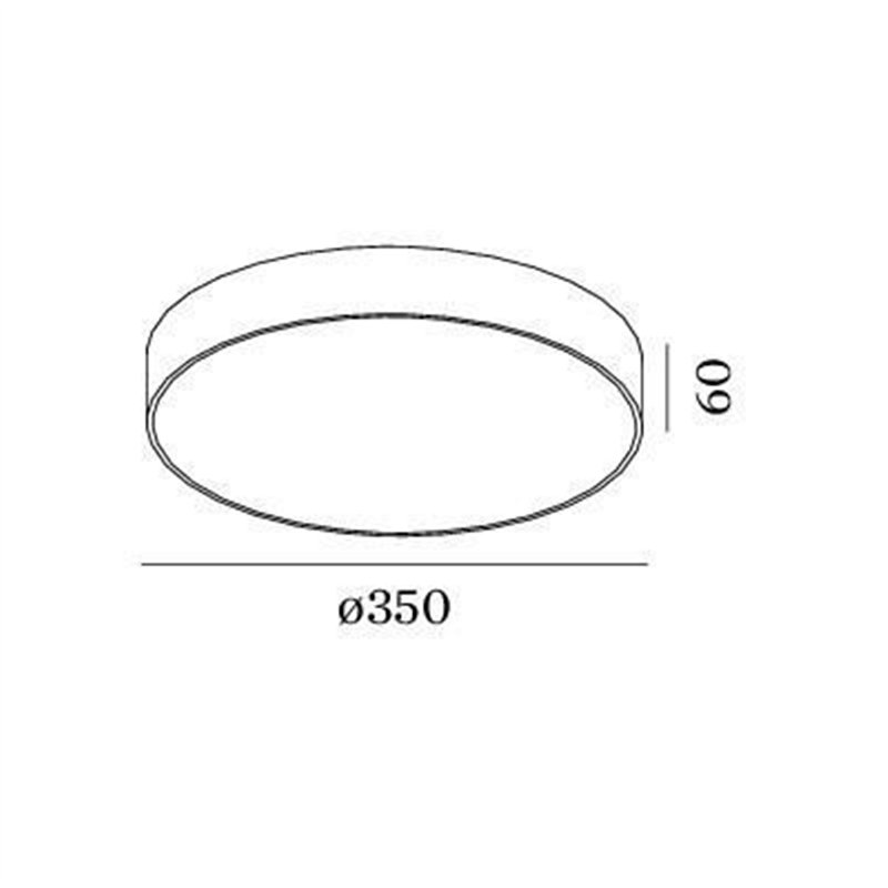 Wever & Ducré Roby IP44 3.5 Plafonnier