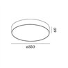 Wever & Ducré Roby IP44 3.5 Plafonnier