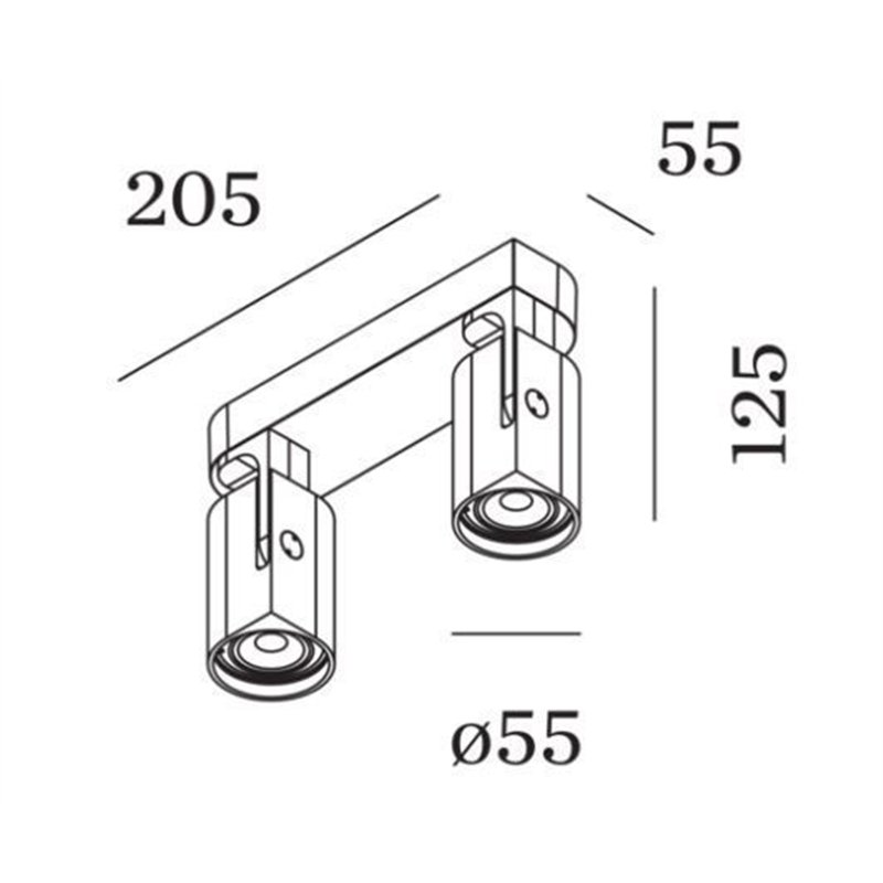 Wever & Ducré Sqube On Base 2.0 PAR16 Deckenlampe