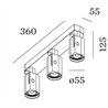 Wever & Ducré Sqube On Base 3.0 PAR16 Deckenlampe