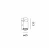 Wever & Ducré Sqube On Base 1.1 LED Plafonnier