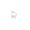 Wever & Ducré Tube Carré Wall 2.0 PAR16 Wandlamp