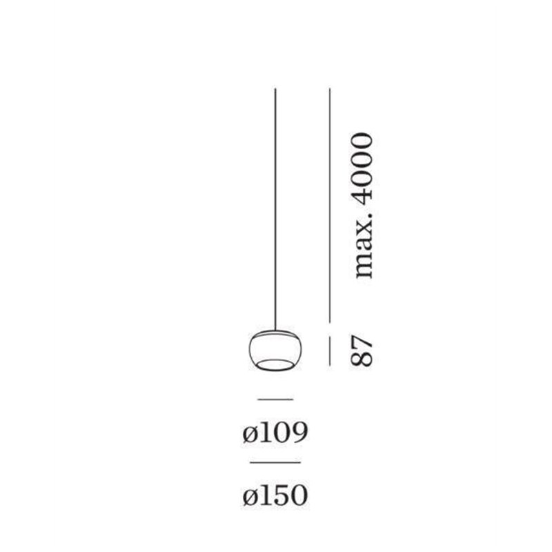 Wever & Ducré Wetro 1.0 Lampe à suspension