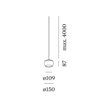 Wever & Ducré Wetro 1.0 Lampe à suspension
