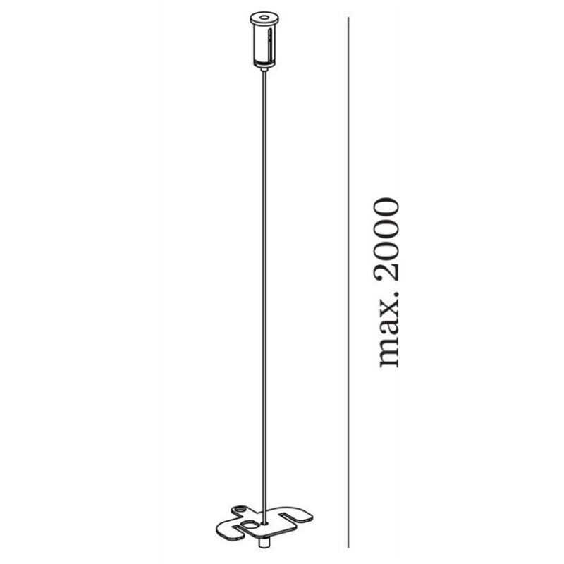 Wever & Ducré Ello Steel Suspension Cable 2.0M
