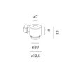 Wever & Ducré Strain Relief For Suspended Luminaire Power Cable Fixation In Base