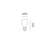 Wever & Ducré A60 LED Lamp 2700K | E27 800lm