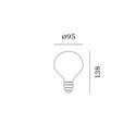 Wever & Ducré G95 LED Lamp 2700K | E27 1000lm