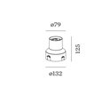 Wever & Ducré Map 0.9 / Chart 0.9 / Blink 2.0 Recessed Ground Housing