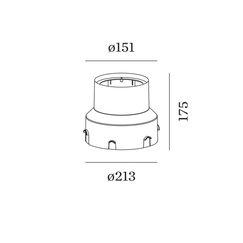 Wever & Ducré Map / Chart 1.6 Recessed Ground Housing