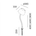 Wever & Ducré Pole 600 Curved Swam
