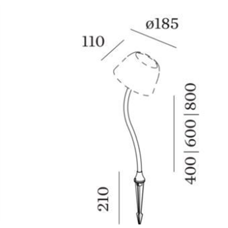 Wever & Ducré Pole 600 Curved Swam