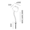 Wever & Ducré Pole 800 Curved Swam