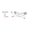 Wever & Ducré L-Connector 1.0 3-Phase Track | Left
