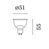 Wever & Ducré PAR16 LED Lamp 3000K | >80 CRI | GU10