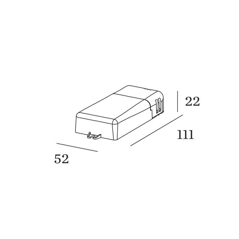 Wever & Ducré Driver 350mA 6W 3-22V Non Dim