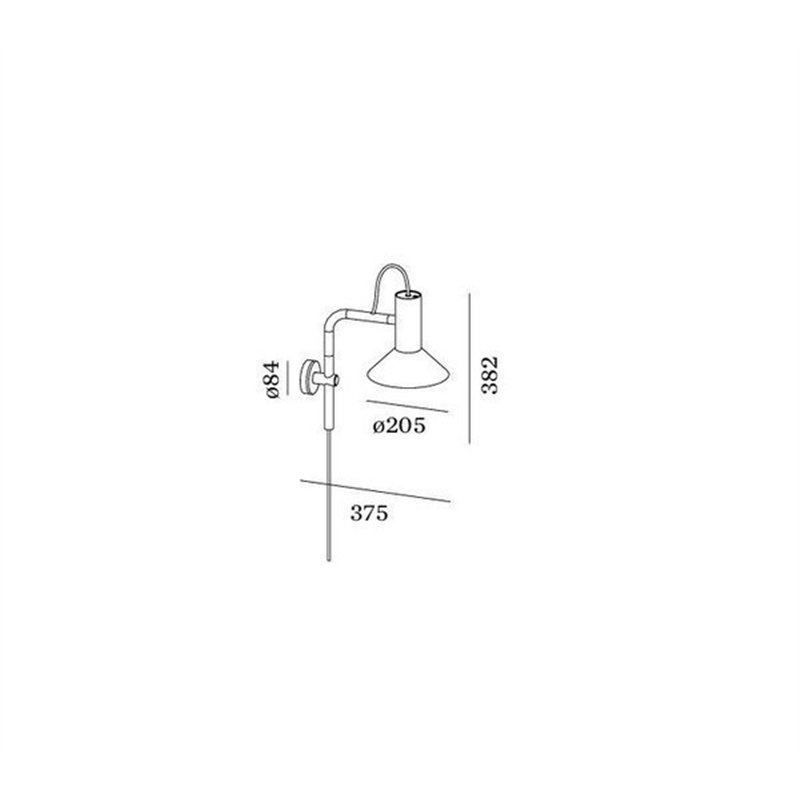 Wever & Ducré Roomor Wall 3.1 cable plug Applique