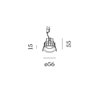 Wever & Ducré Deep Bijou IP65 1.0 ressorts métalliques Spot encastré