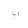 Wever & Ducré Taio Round IP65 Surface 1.0 Ceiling lamp