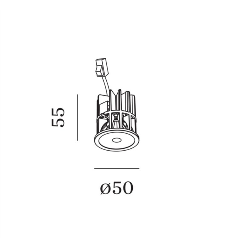 Wever & Ducré LED MODULE HO D50 12W CRI90 1800-3000K 1050 lm WHITE