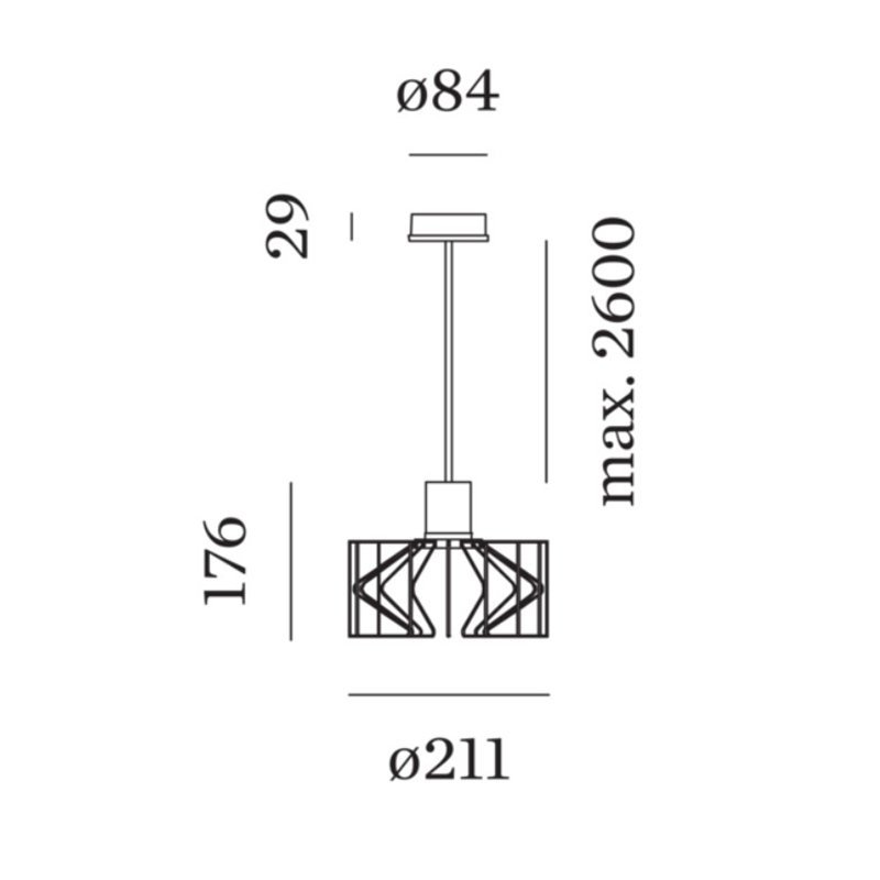 Wever & Ducré Wiro 2.0 Lampe à suspension