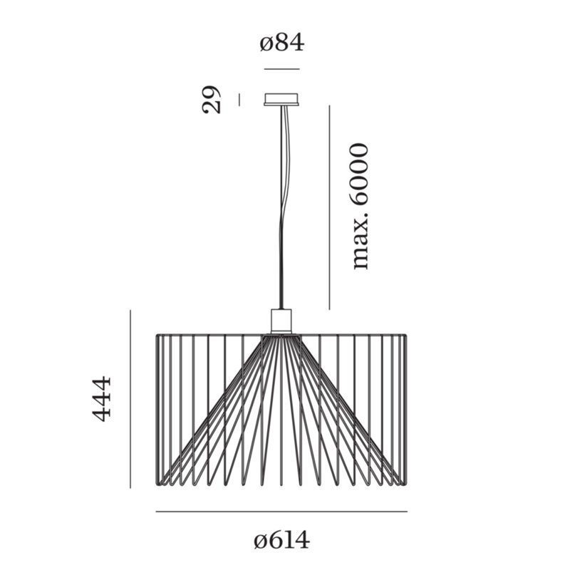 Wever & Ducré Wiro 6.1 Lampe à suspension
